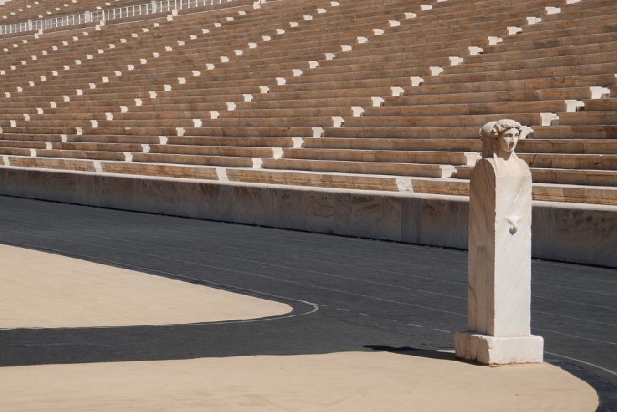 Stadion Athen Olympia Spiele Innenansicht
